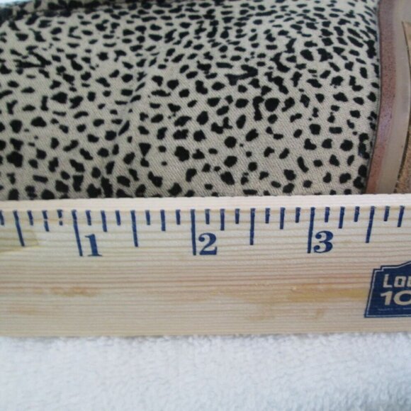 NWOB Mia Tracee Cheeta Print Block Heel Zip Up Ankle Booties-6W - Picture 12 of 14